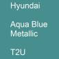 Preview: Hyundai, Aqua Blue Metallic, T2U.